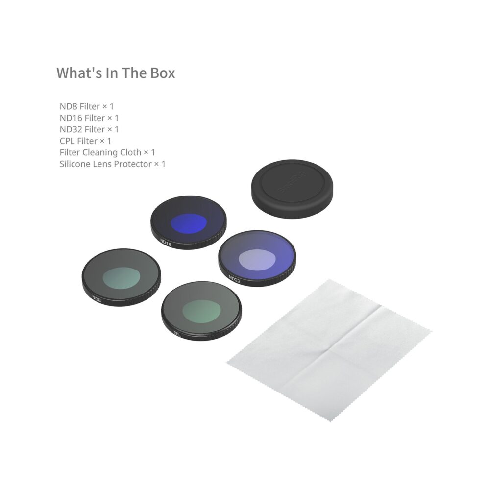 SmallRig 6036 CPL & ND 4-Filter Kit for DJI Osmo Action 6 (Threaded)