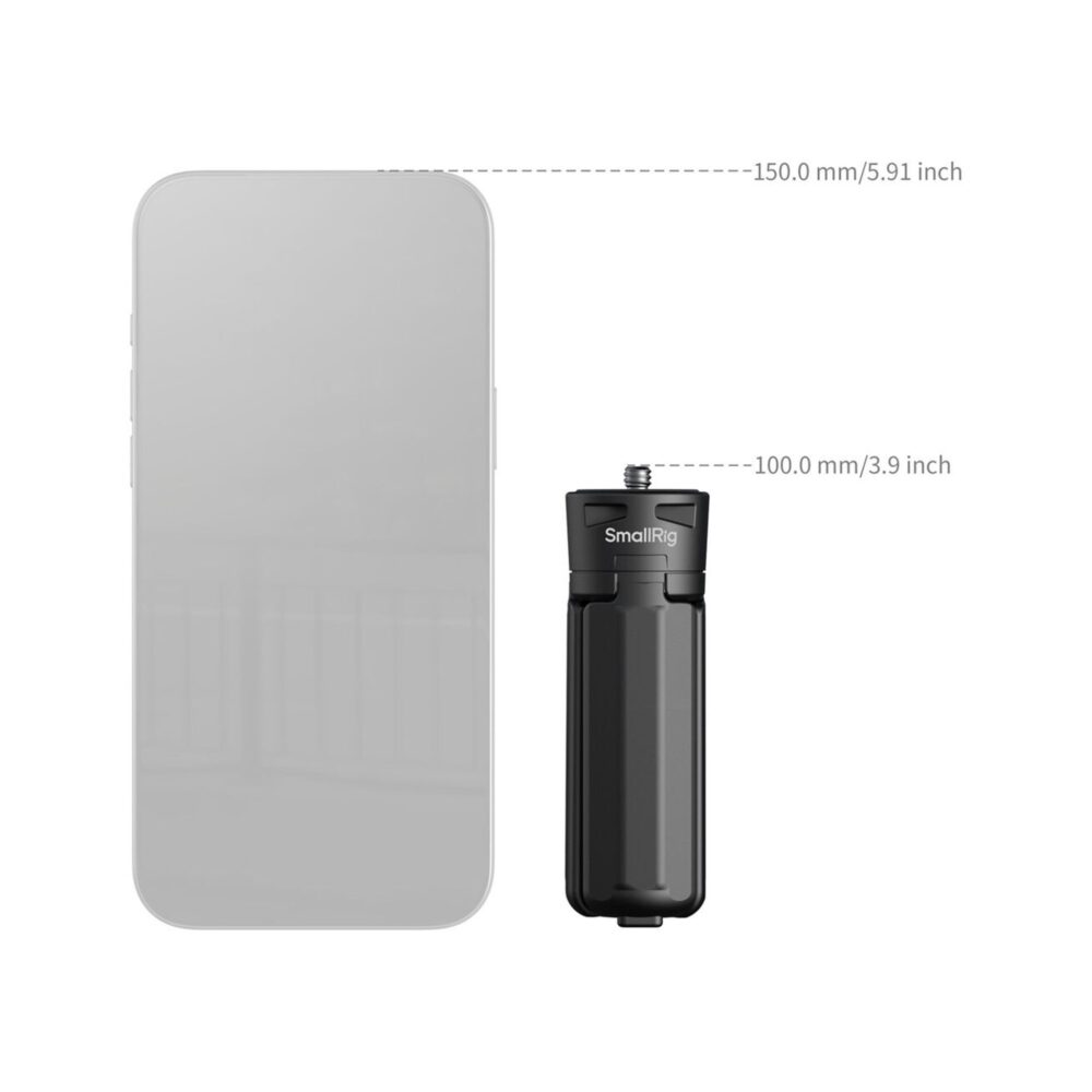 SmallRig 6049 Quick Release Mini Tripod for DJI Osmo Pocket 4/3/Xtra Muse (Black)