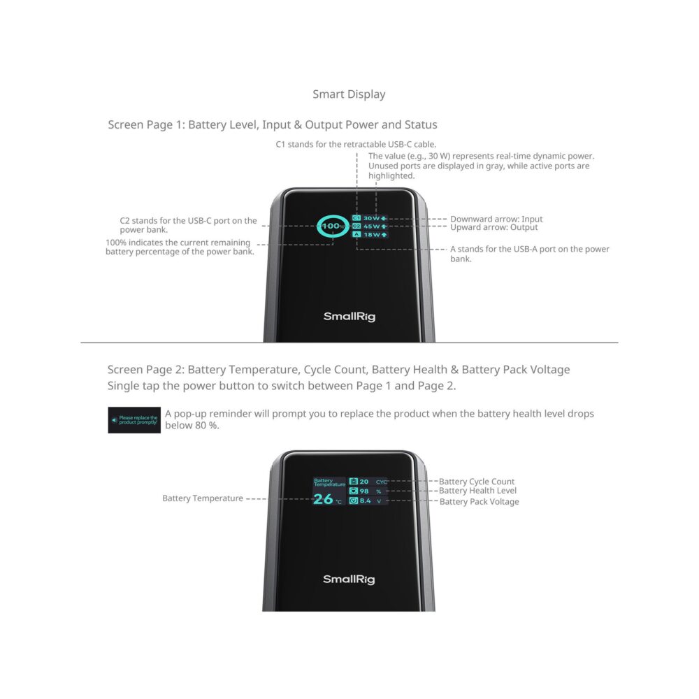 SmallRig 6057 NANO36 Power Bank