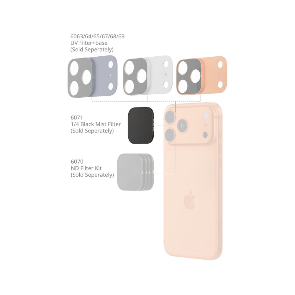 SmallRig 6071 Square 1/4 Black Mist Filter for Smartphones