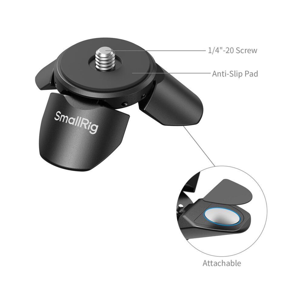 SmallRig 6083 Mini Quick Release Tripod for DJI Osmo Pocket 4/3/Xtra Muse (Black)