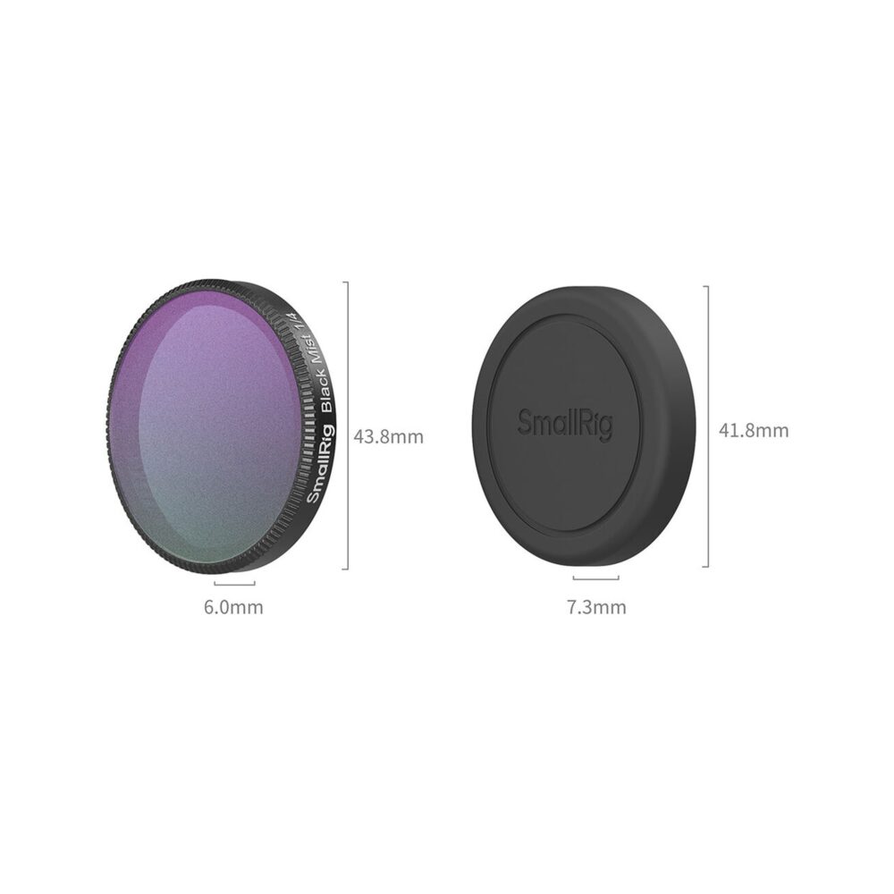 SmallRig 6086 1/4 Effect Black Mist Filter for DJI Osmo Action 6