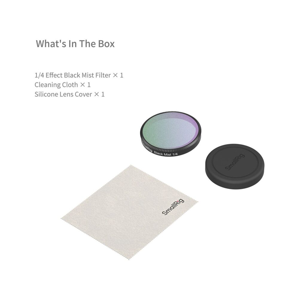 SmallRig 6086 1/4 Effect Black Mist Filter for DJI Osmo Action 6