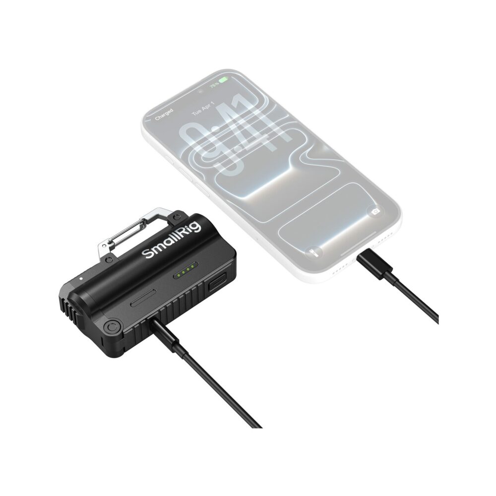 SmallRig 6091 10000mAh Battery and Charger Kit for 21700 Battery (Black)