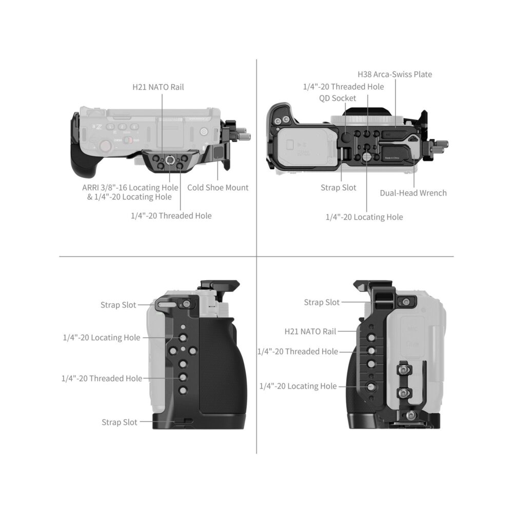 SmallRig 6113 HawkLock Quick Release Cage Kit for Nikon ZR