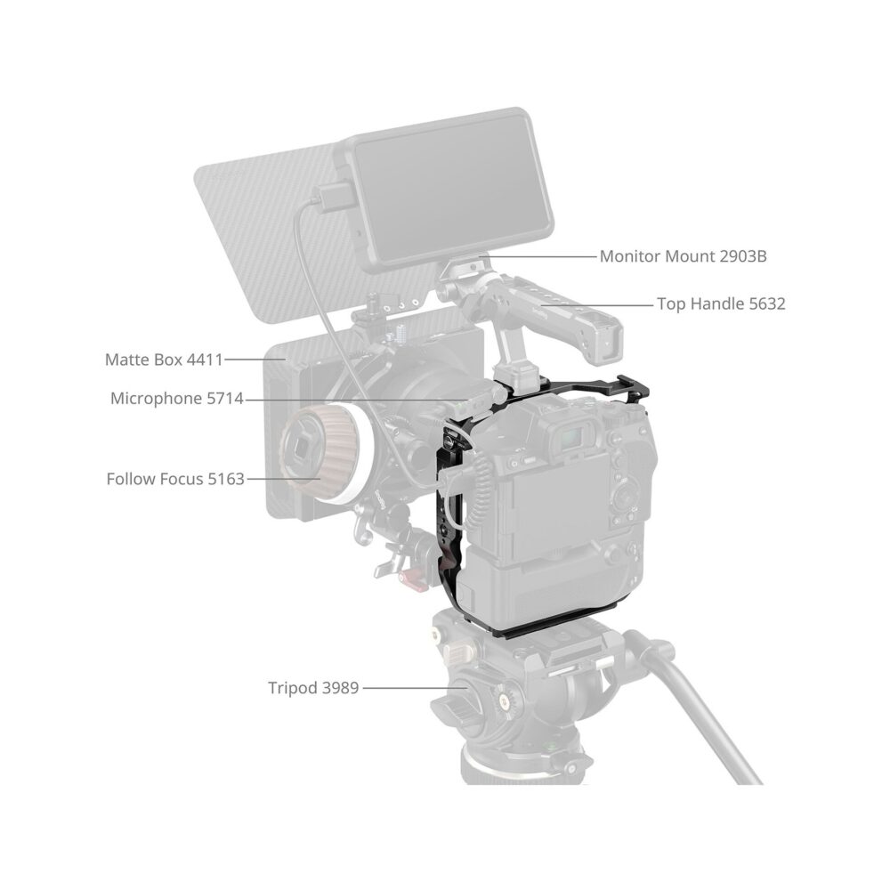 SmallRig 6114 Cage for Sony Alpha 7R V / 7S III / 1 with Vertical Grip VG-C4EM