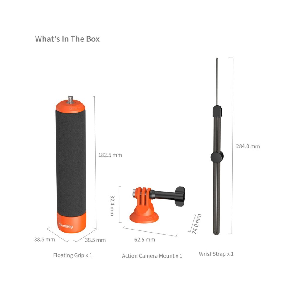 SmallRig 6152 Floating Grip for Action Cameras