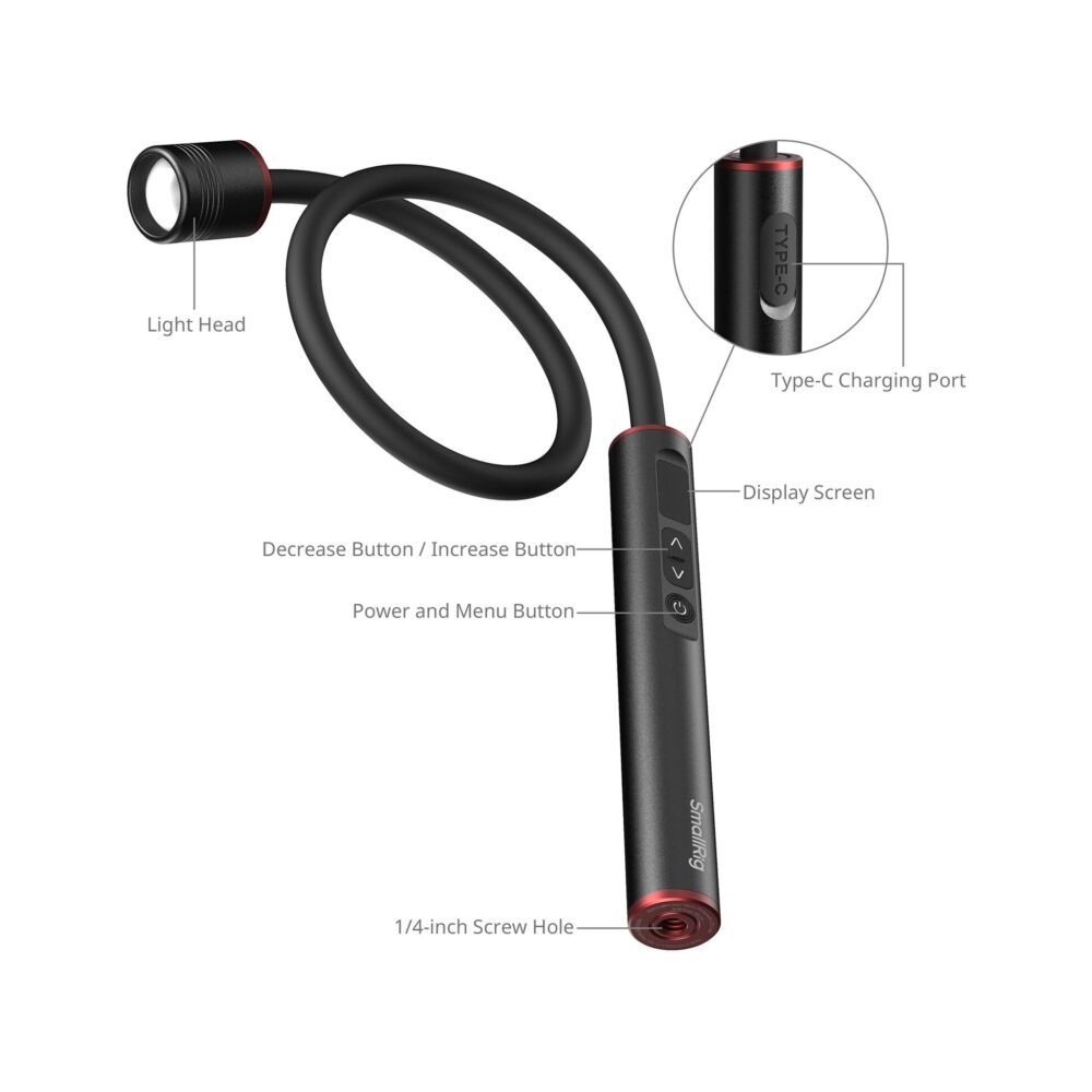 SmallRig 6225 RM 01B Macro Photography LED Light