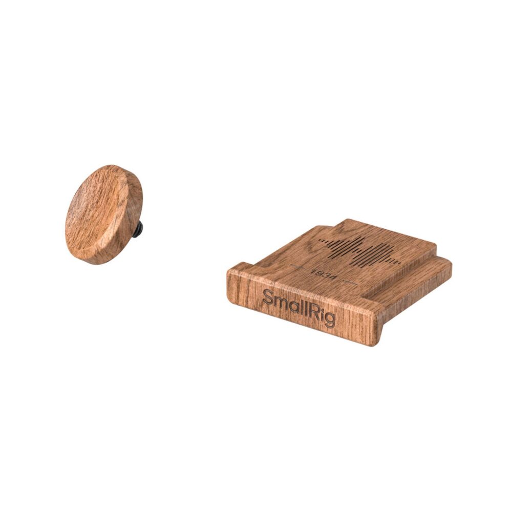 SmallRig 6238 Wooden Hot Shoe Cover and Shutter Button for FUJIFILM Cameras (Rosewood)