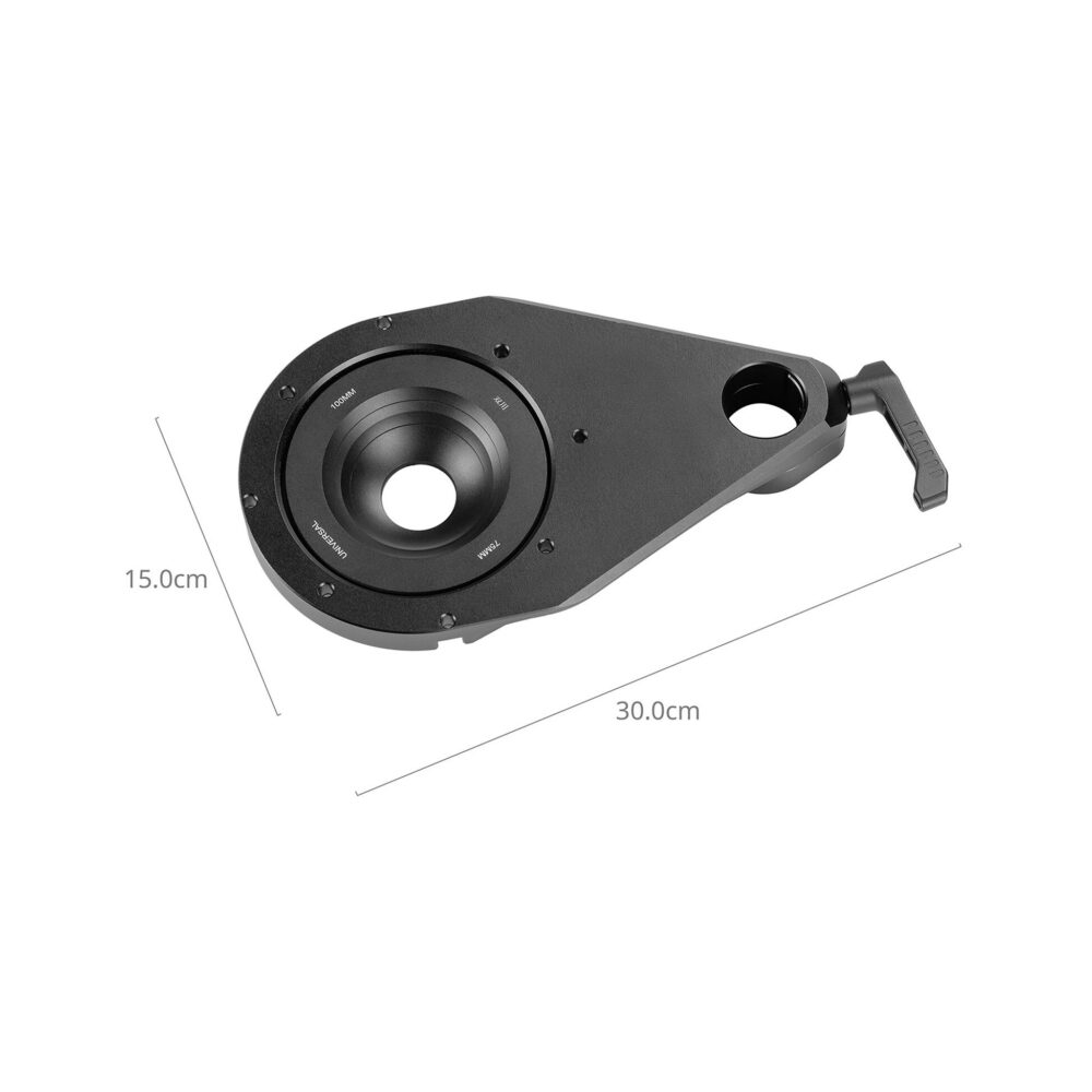 SmallRig 6253 Tripod Head Mounting Plate for Camera Cart (75/100mm)