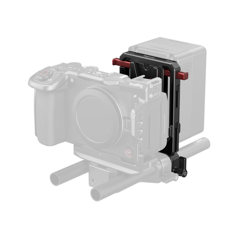 SmallRig 6273 Rotatable V-Mount Battery Plate with Dual V-Locks and 15mm Dual-Rod Clamp