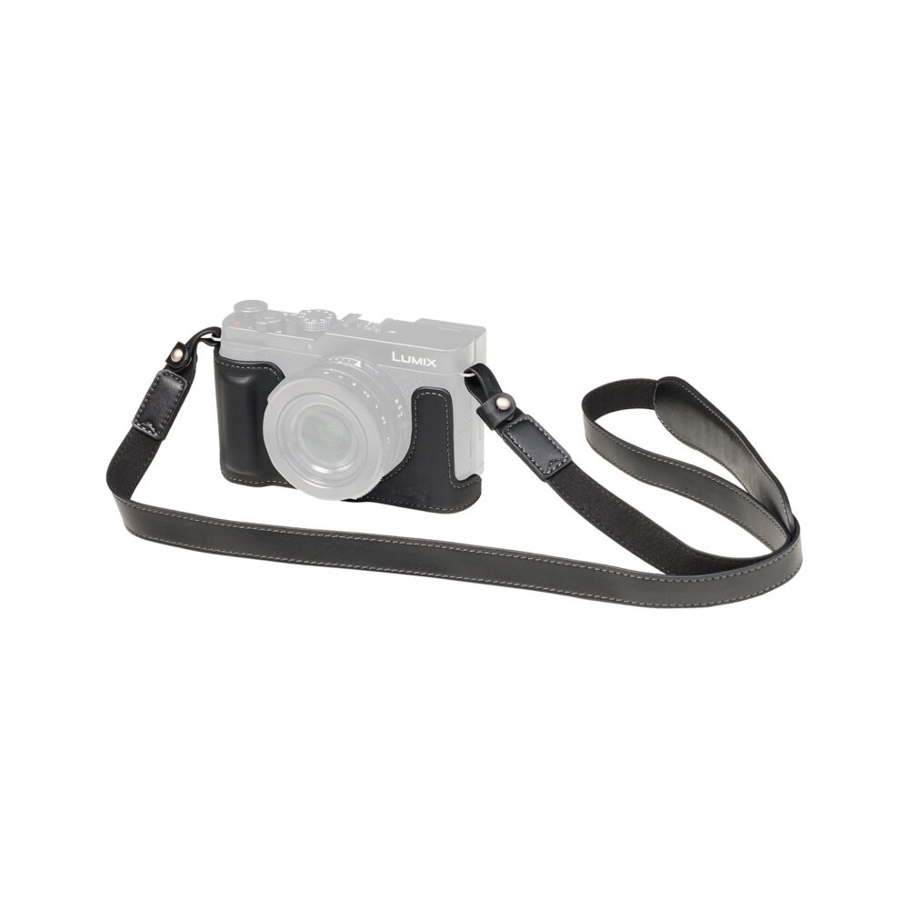 SmallRig 6274 Leather Half Case Kit for Panasonic LUMIX L10 (Black)