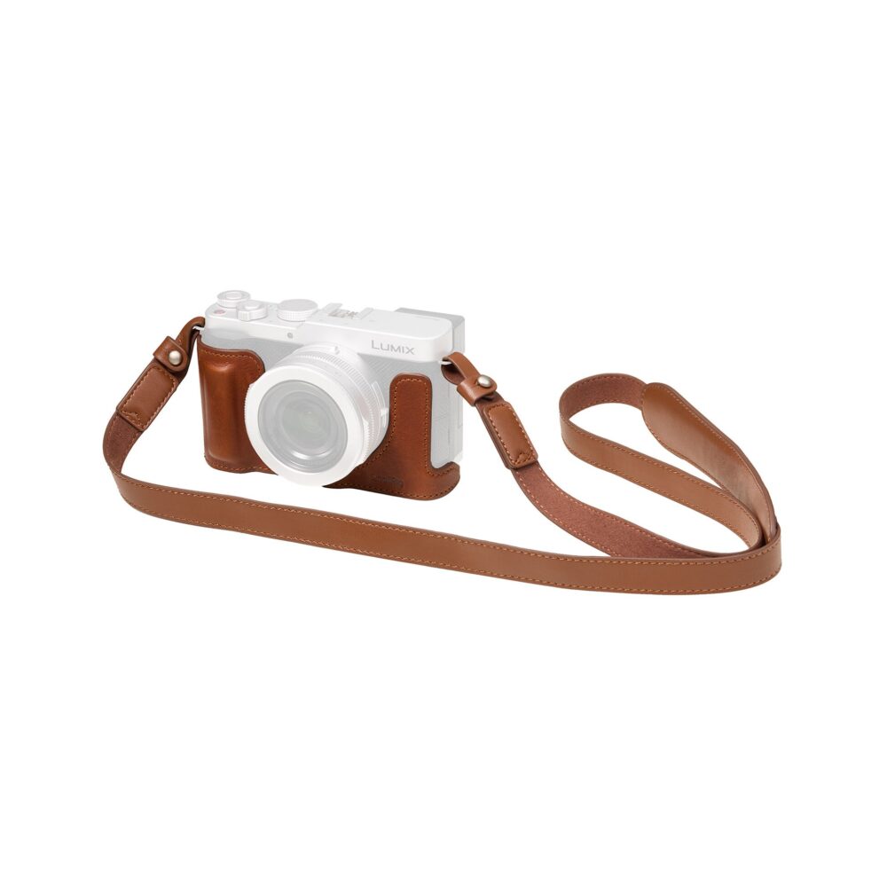 SmallRig 6275 Leather Half Case Kit for Panasonic LUMIX L10 (Brown)