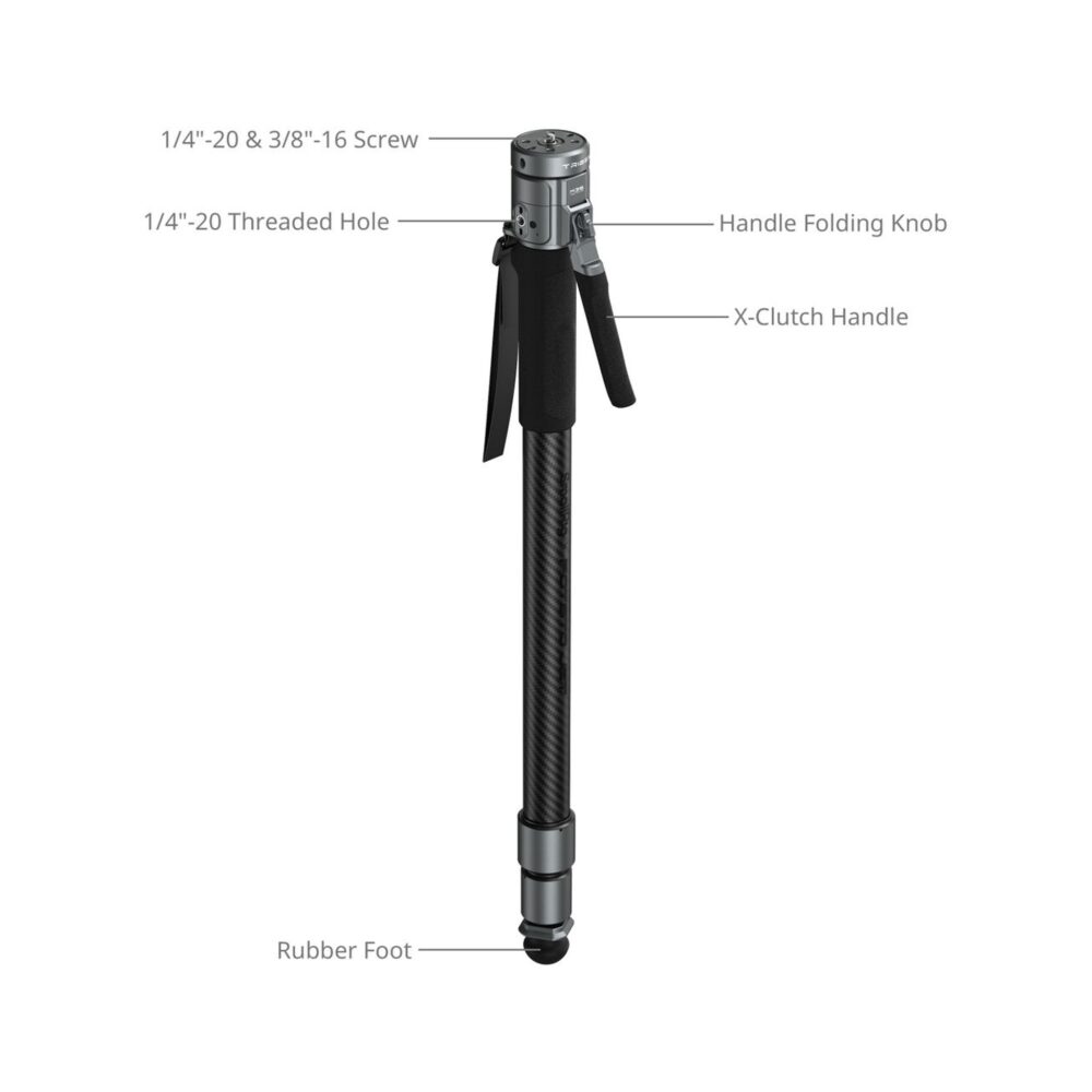 SmallRig 6284 × Potato Jet TRIBEX PRO X-Clutch Hydraulic Monopod (Basic Version)