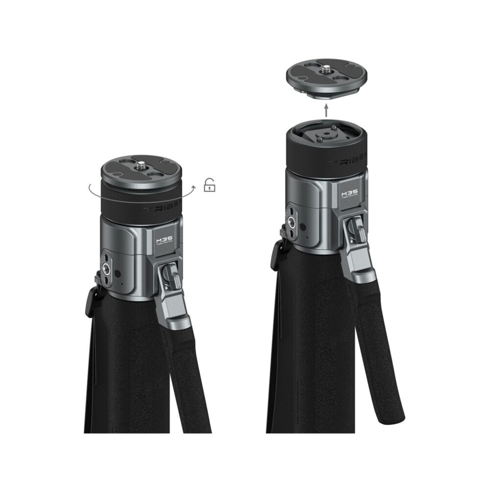 SmallRig 6285 x Potato Jet TRIBEX PRO X-Clutch Hydraulic Monopod with Ball Head