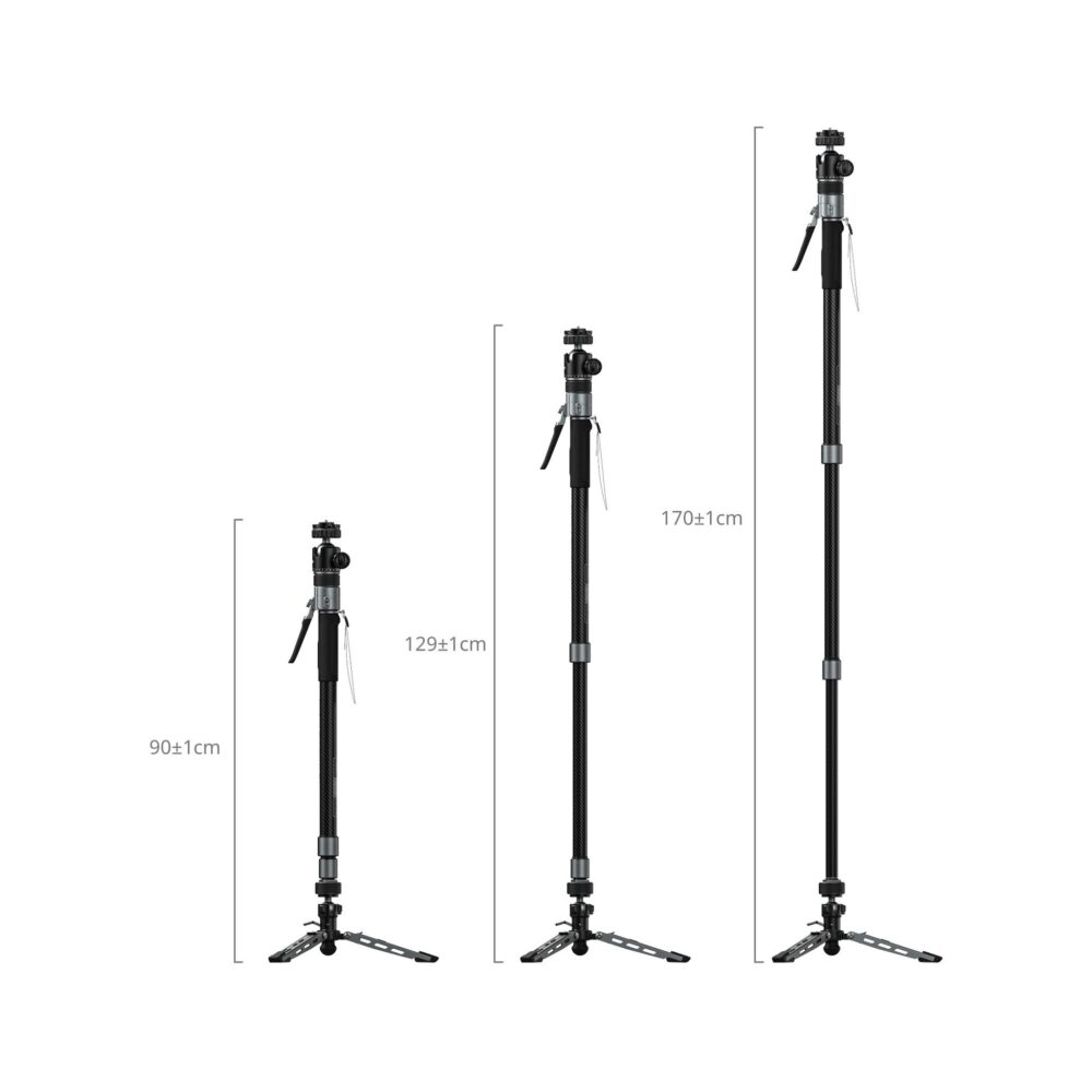 SmallRig 6285 x Potato Jet TRIBEX PRO X-Clutch Hydraulic Monopod with Ball Head