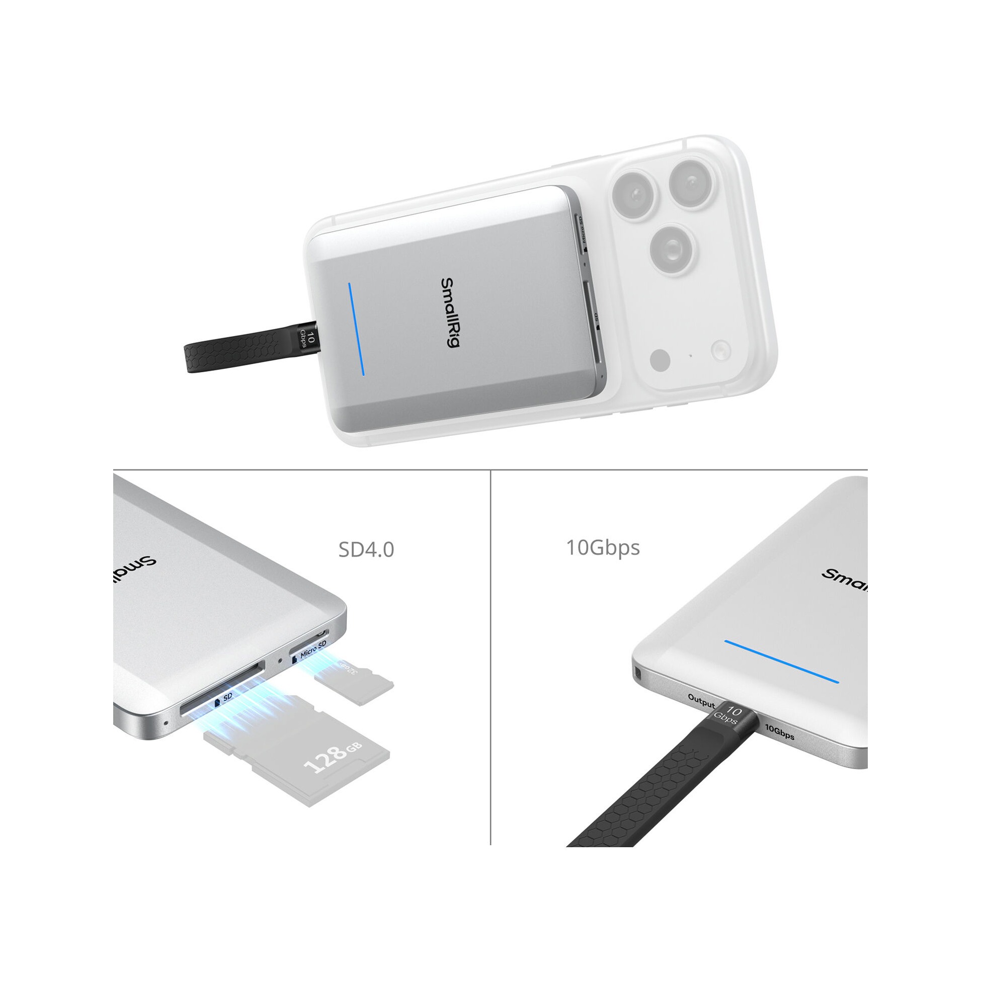 SmallRig 6293 Multifunctional Portable SSD (2TB)