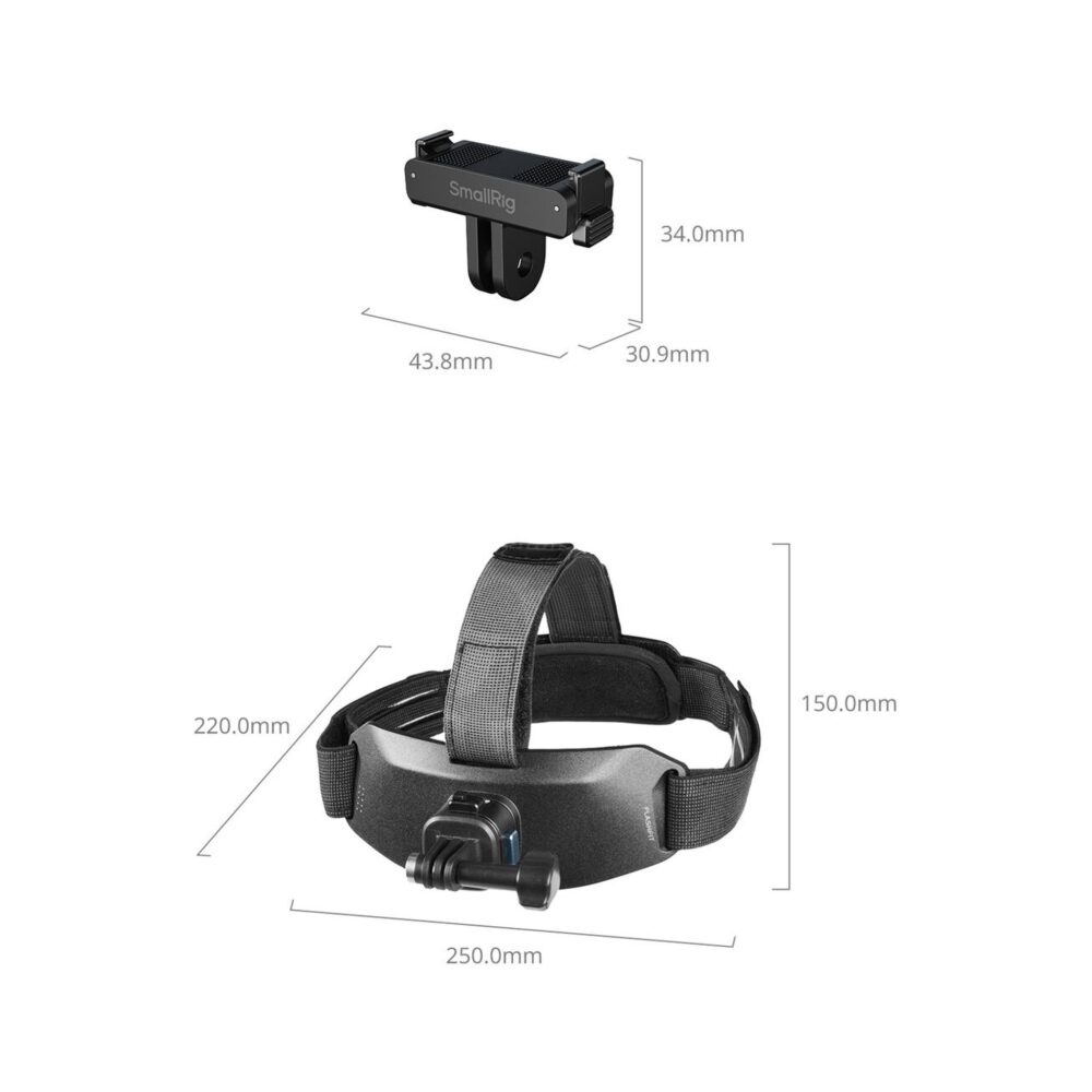SmallRig 6304 Head Strap Mount for DJI Osmo Action 6 / Nano