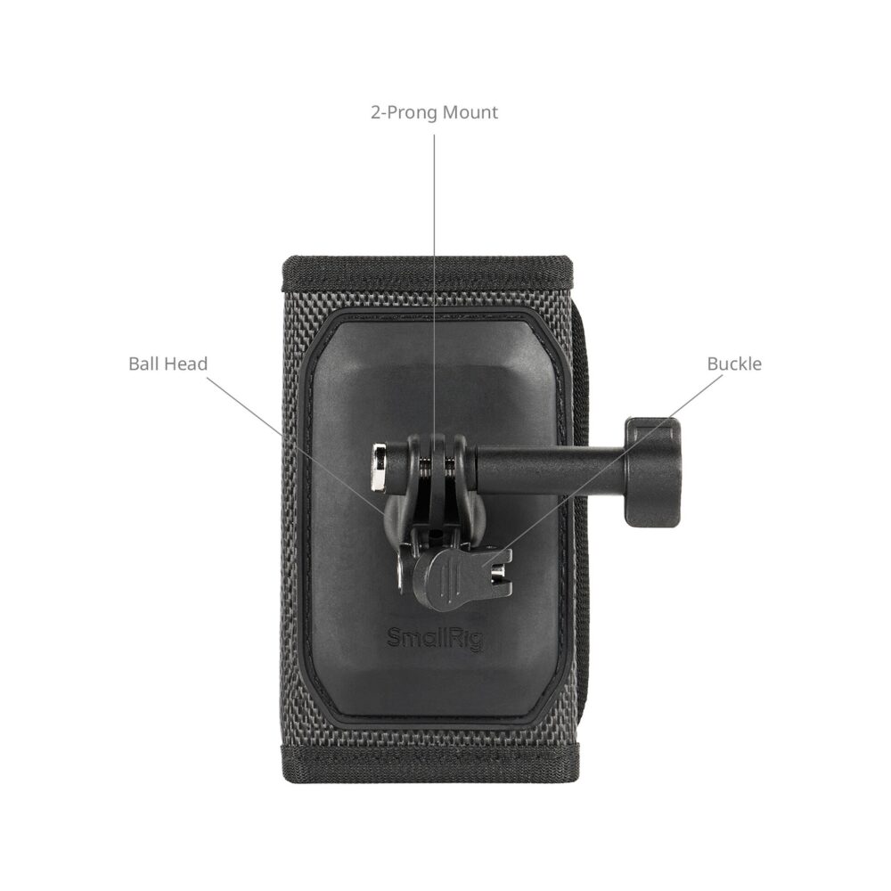 SmallRig 6306 Hook-and-Loop Backpack Strap Mount for DJI Osmo Action 6 / Nano