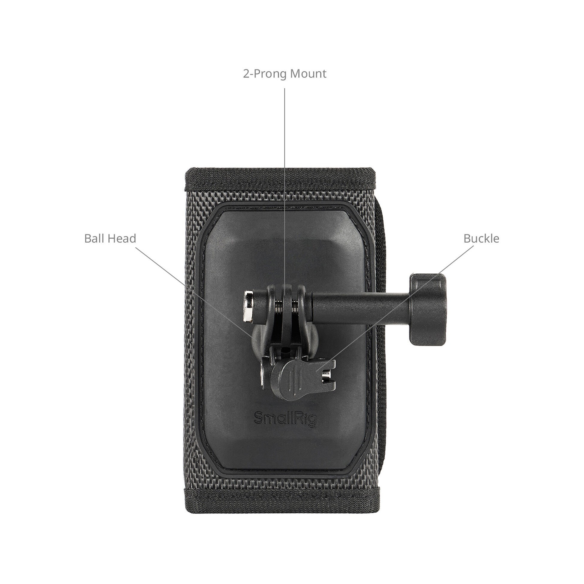 SmallRig 6306 Hook-and-Loop Backpack Strap Mount for DJI Osmo Action 6 / Nano