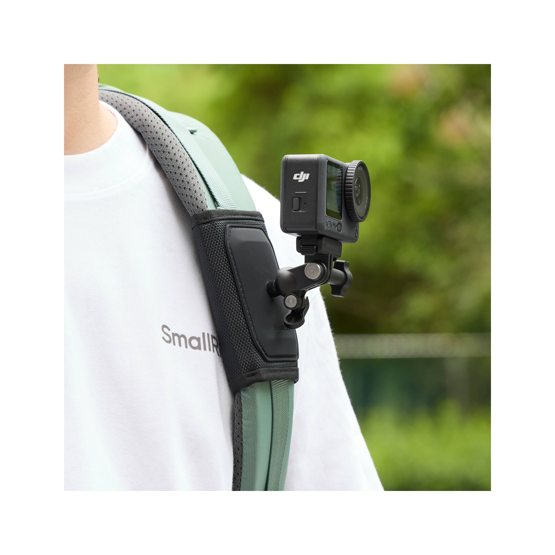 SmallRig 6306 Hook-and-Loop Backpack Strap Mount for DJI Osmo Action 6 / Nano