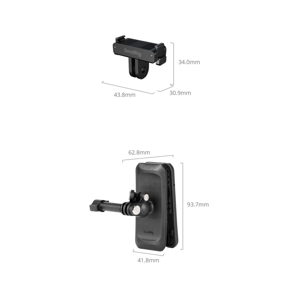 SmallRig 6307 Backpack Strap Clip Mount for DJI Osmo Action 6 / Nano