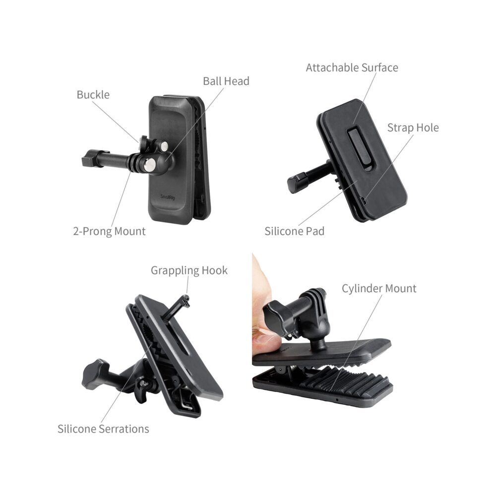 SmallRig 6307 Backpack Strap Clip Mount for DJI Osmo Action 6 / Nano