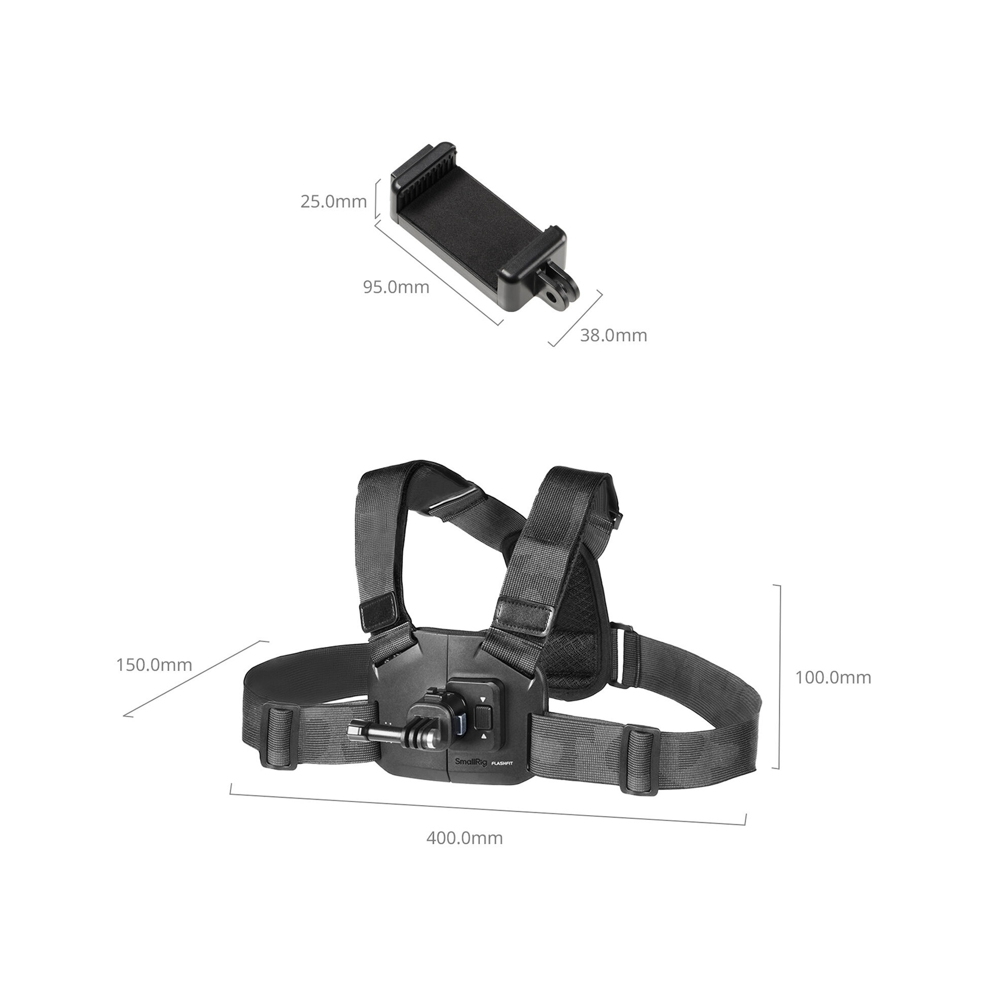 SmallRig 6308 Quick Release Chest Strap Mount for Smartphones