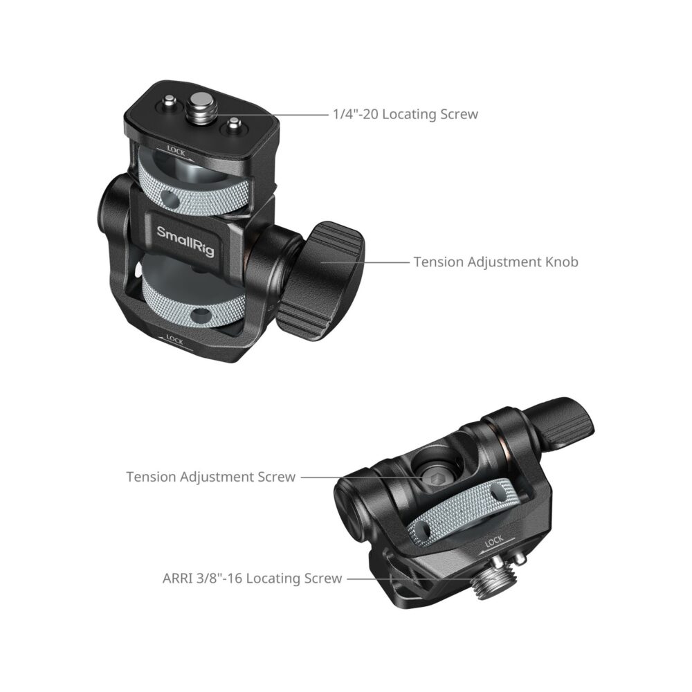 SmallRig 6314 Monitor Support with ARRI 3/8-16 Locating Screw