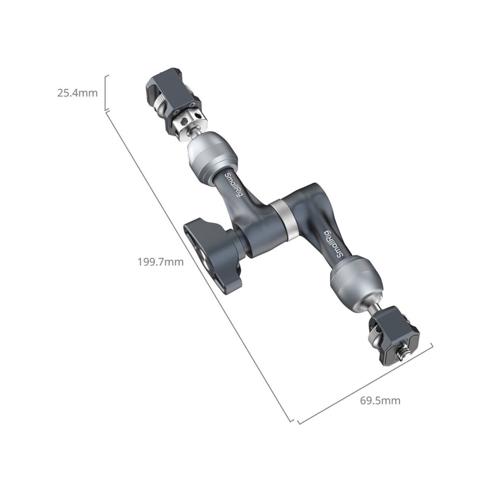 SmallRig 6317 Magic Arm Support with 1/4"-20 Locating Screws (7.9")