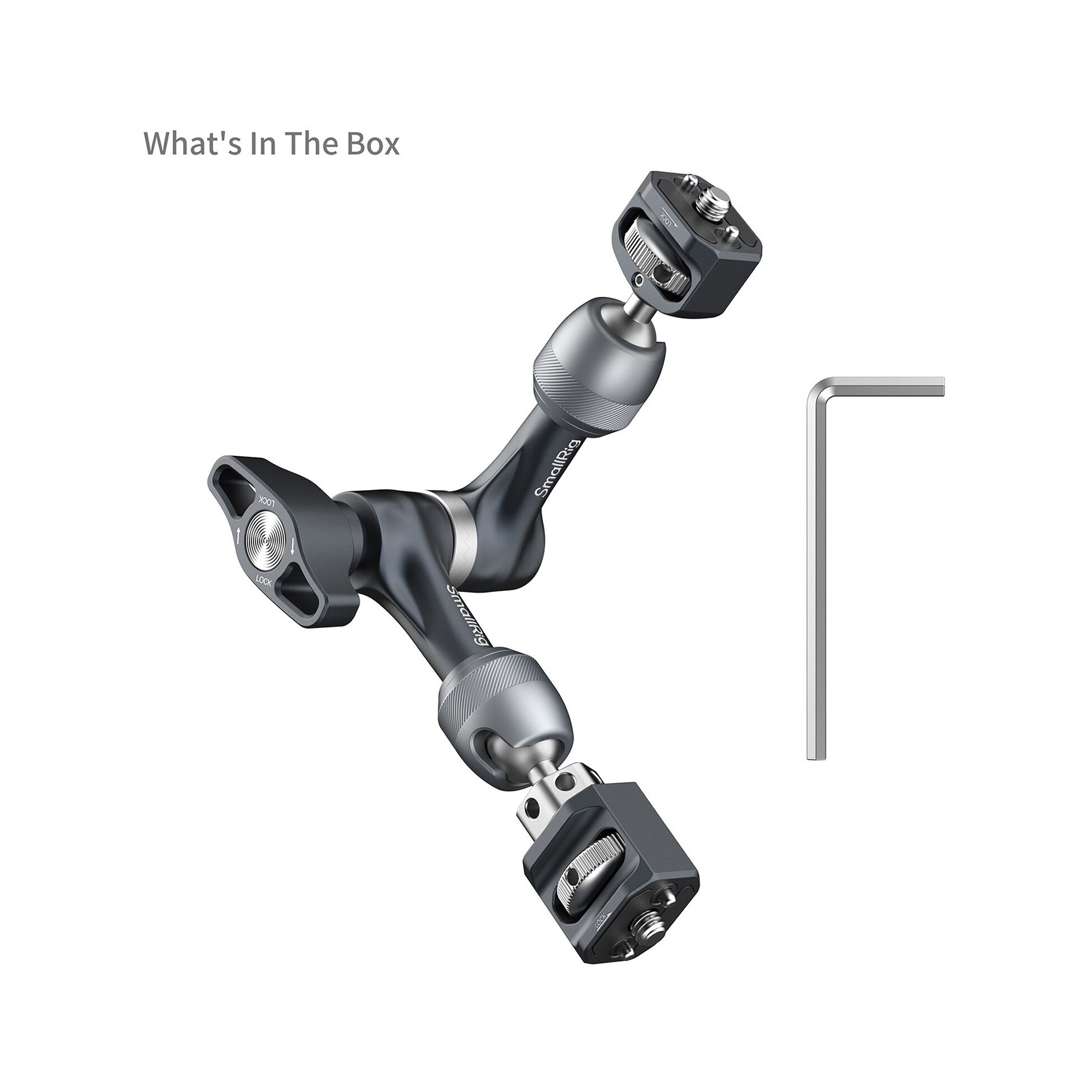 SmallRig 6317 Magic Arm Support with 1/4"-20 Locating Screws (7.9")