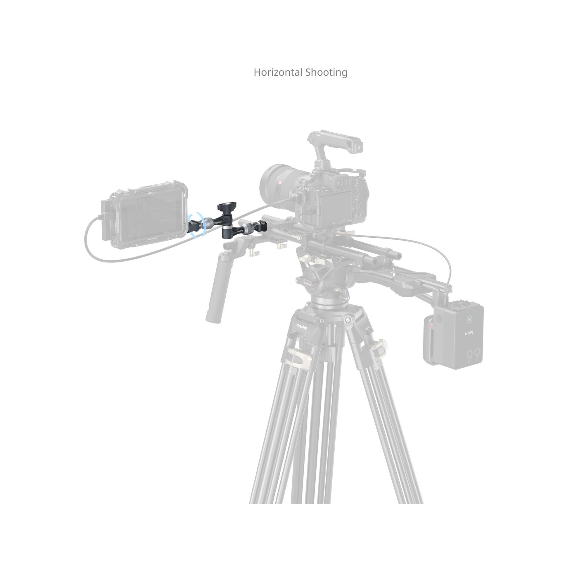 SmallRig 6317 Magic Arm Support with 1/4"-20 Locating Screws (7.9")