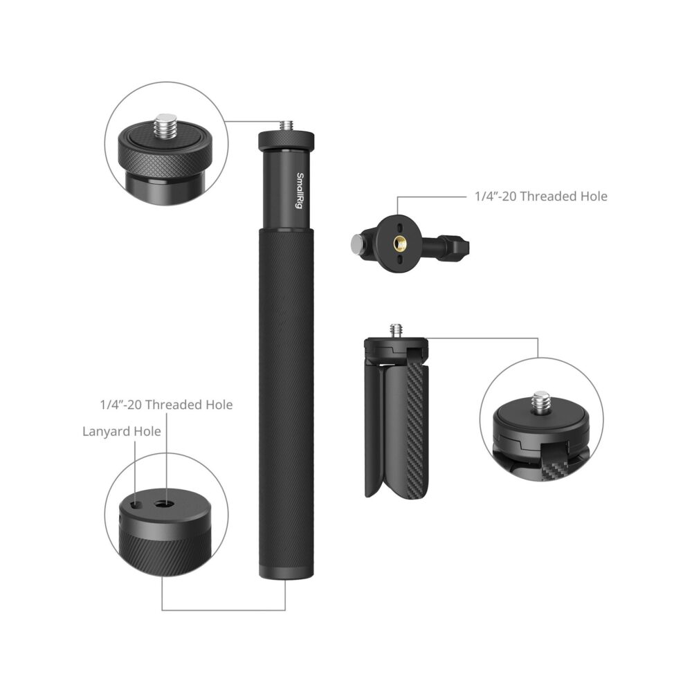 SmallRig 6362 Selfie Stick Support for DJI Osmo Action 6 / Nano