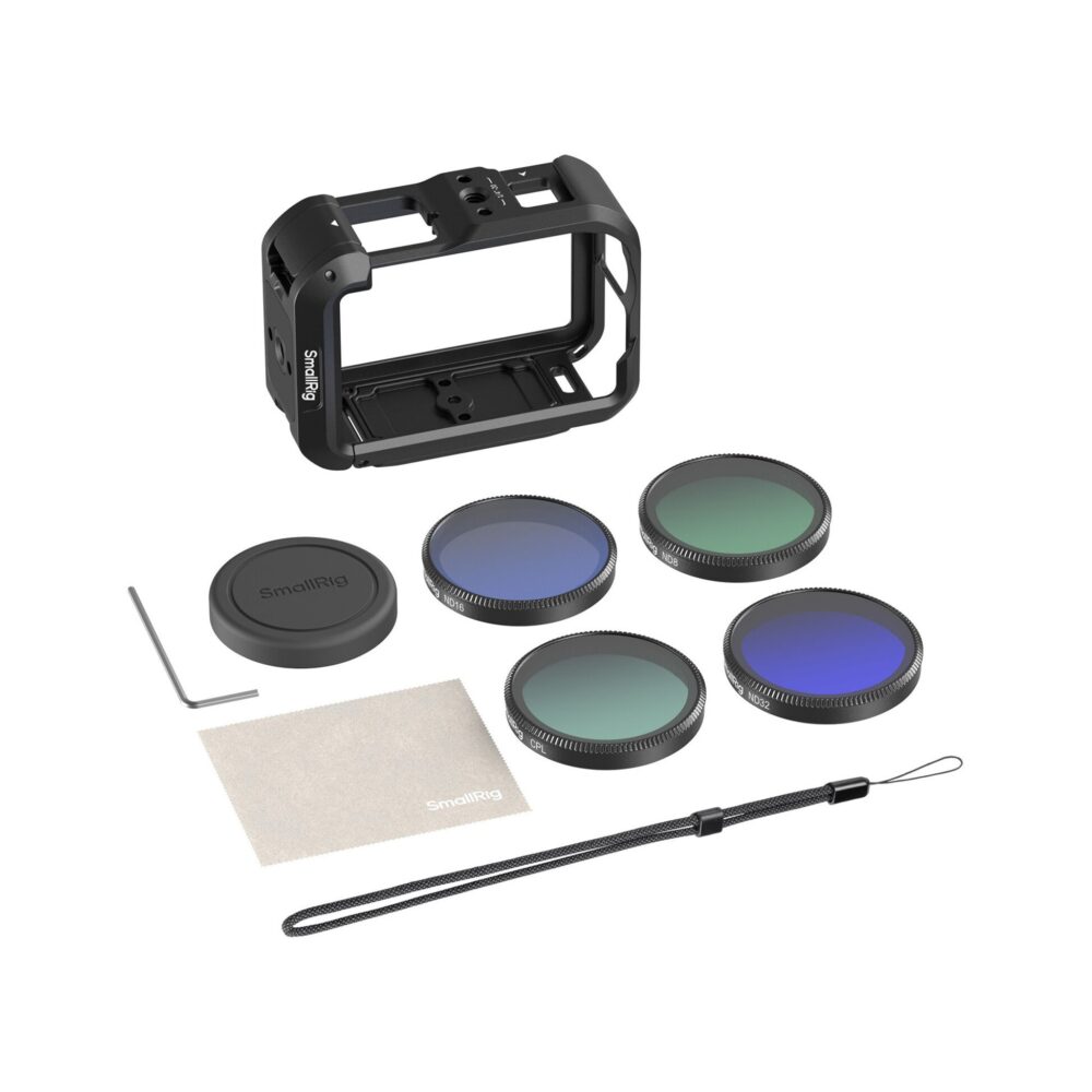 SmallRig 6374 Advanced Camera Cage Kit with Filters for DJI Osmo Action 6