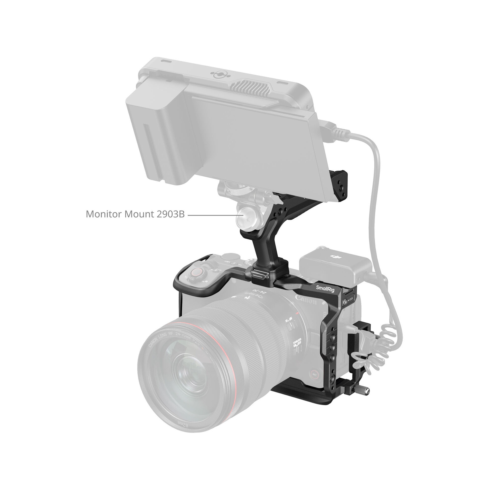 SmallRig 6379 HawkLock Quick Release Cage Kit for Canon EOS R6 V