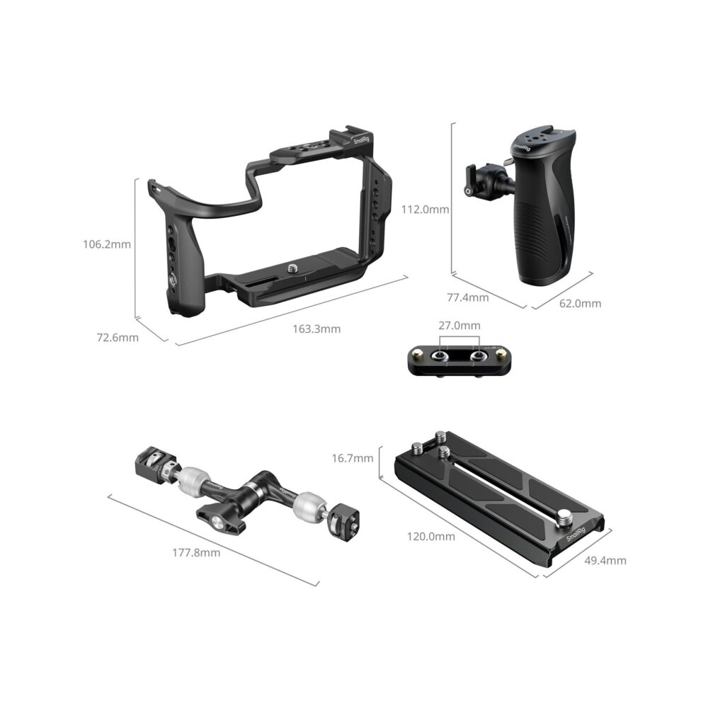 SmallRig 6382 HawkLock Quick Release Vertical Shooting Cage Kit for Canon EOS R6 V
