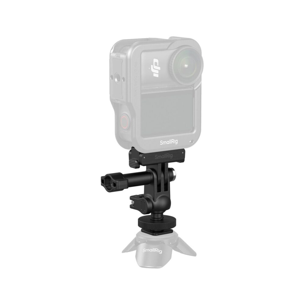 SmallRig 6396 Quick Release Adapter with Cold Shoe Mount and Mini Ball Head for DJI Osmo Action 6 / Osmo Nano