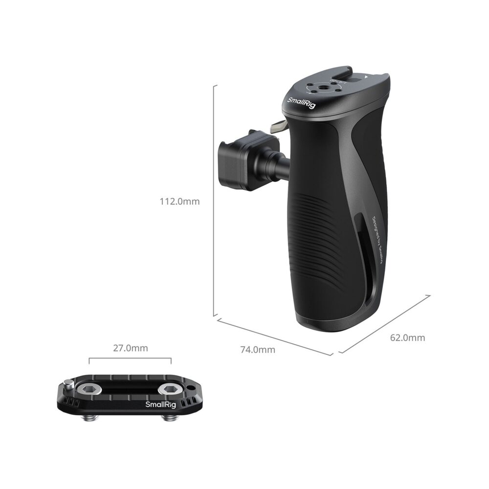 SmallRig 6405 HawkLock H21 Rotating Side Handle with Quick Release NATO Clamp
