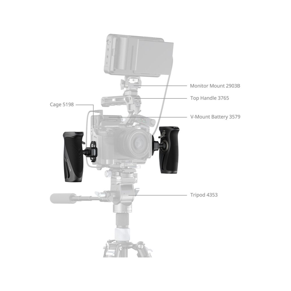 SmallRig 6405 HawkLock H21 Rotating Side Handle with Quick Release NATO Clamp