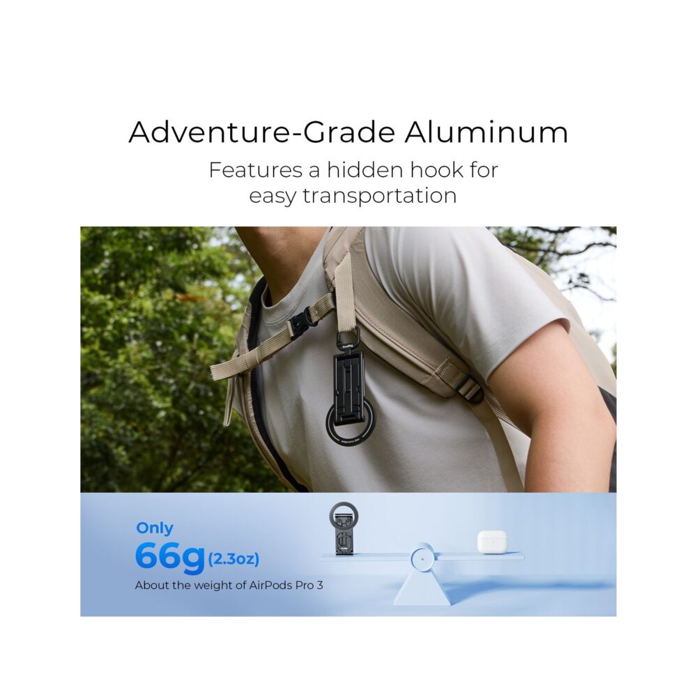 SmallRig 6470 FS-C1 Foldable Phone Support with Carabiner Clip