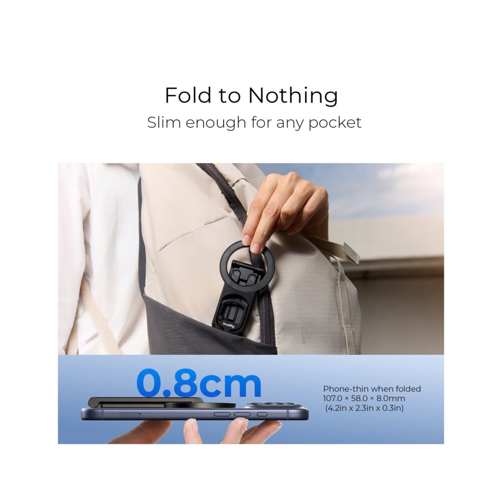 SmallRig 6470 FS-C1 Foldable Phone Support with Carabiner Clip