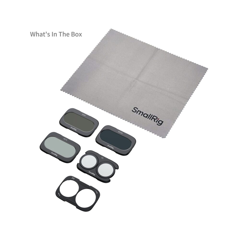 SmallRig 6476 ND & CPL Split Filter Kit for DJI Osmo Pocket 4P (4-8 Stops)