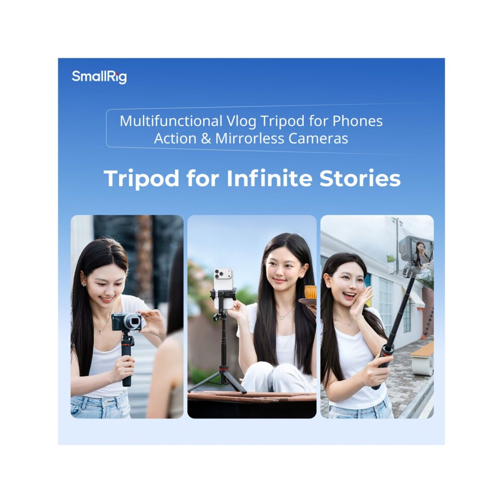 SmallRig 6479 VT-17 3-in-1 Multifunctional Travel Tripod