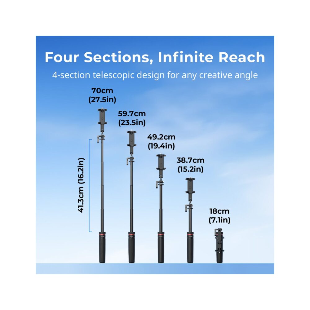 SmallRig 6479 VT-17 3-in-1 Multifunctional Travel Tripod