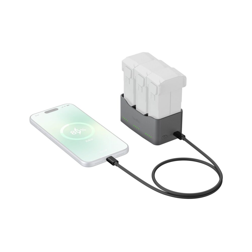 SmallRig 6501 3-Bay 65W Battery Charger for DJI Mini 5/4/3 Pro