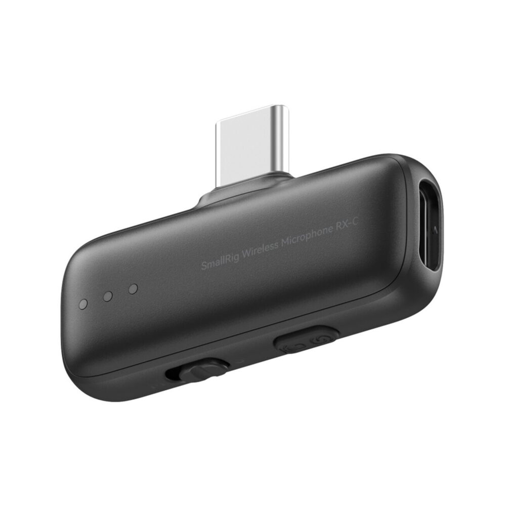SmallRig 6546 S70-C1 Wireless Microphone Combo System for USB-C Mobile Devices (2.4 GHz, Black)