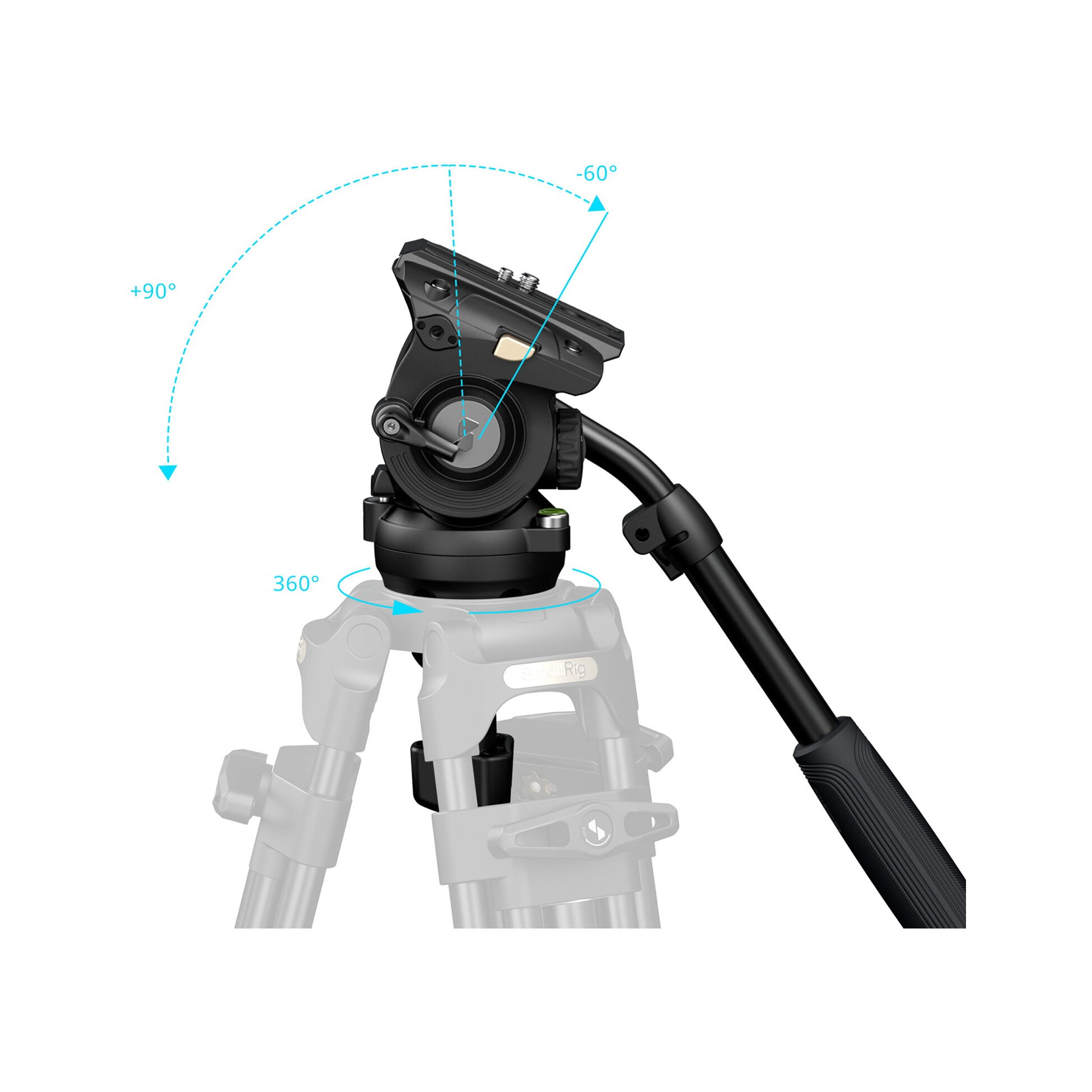 SmallRig 6552 Heavy-Duty Fluid Video Head