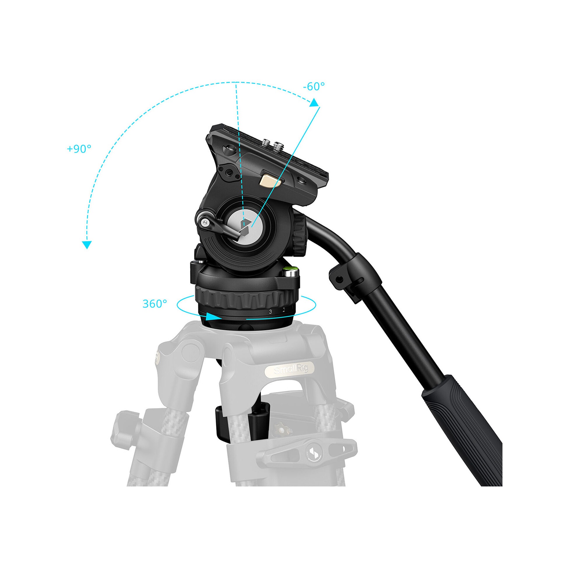 SmallRig 6553 Heavy-Duty Fluid Video Head