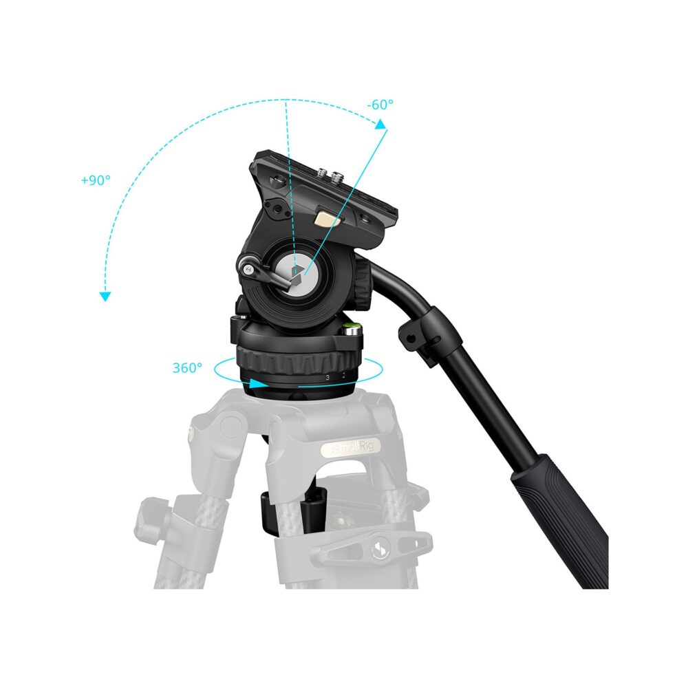 SmallRig 6553 Heavy-Duty Fluid Video Head