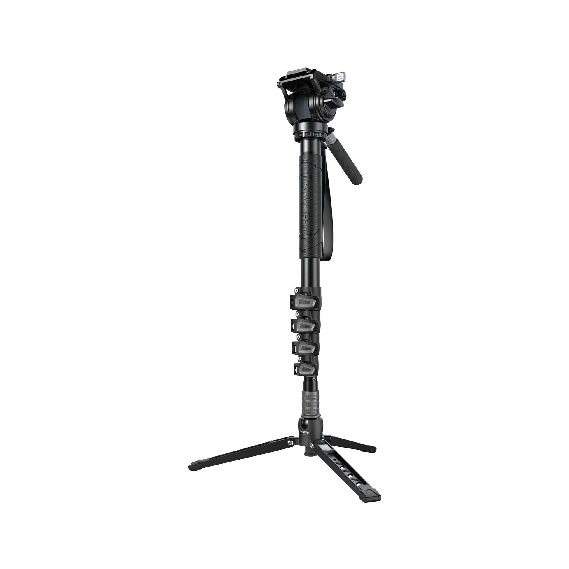 SmallRig 6624 5-Section Aluminum Monopod with Fluid Head